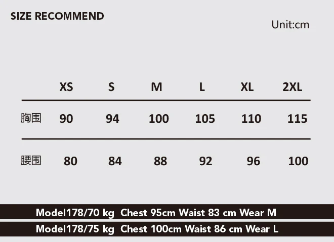 Explore3SeasonJacket-SizeChart